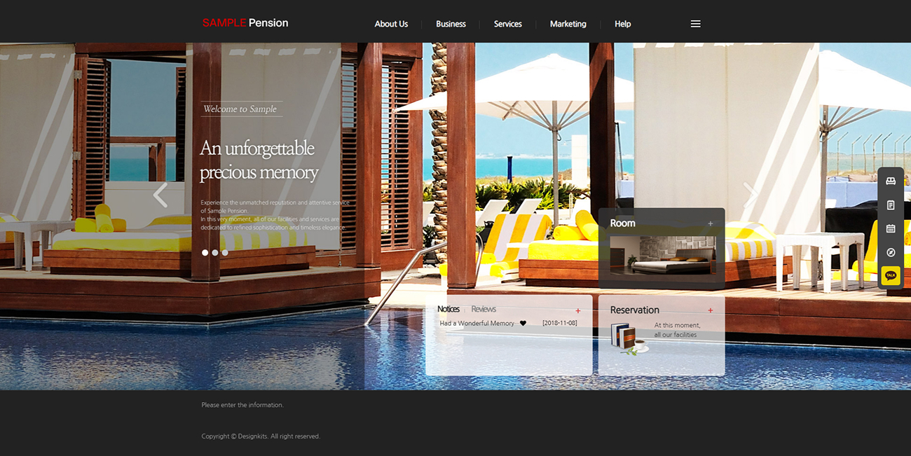Luxury Accommodation & Resort Booking Website HTML Template