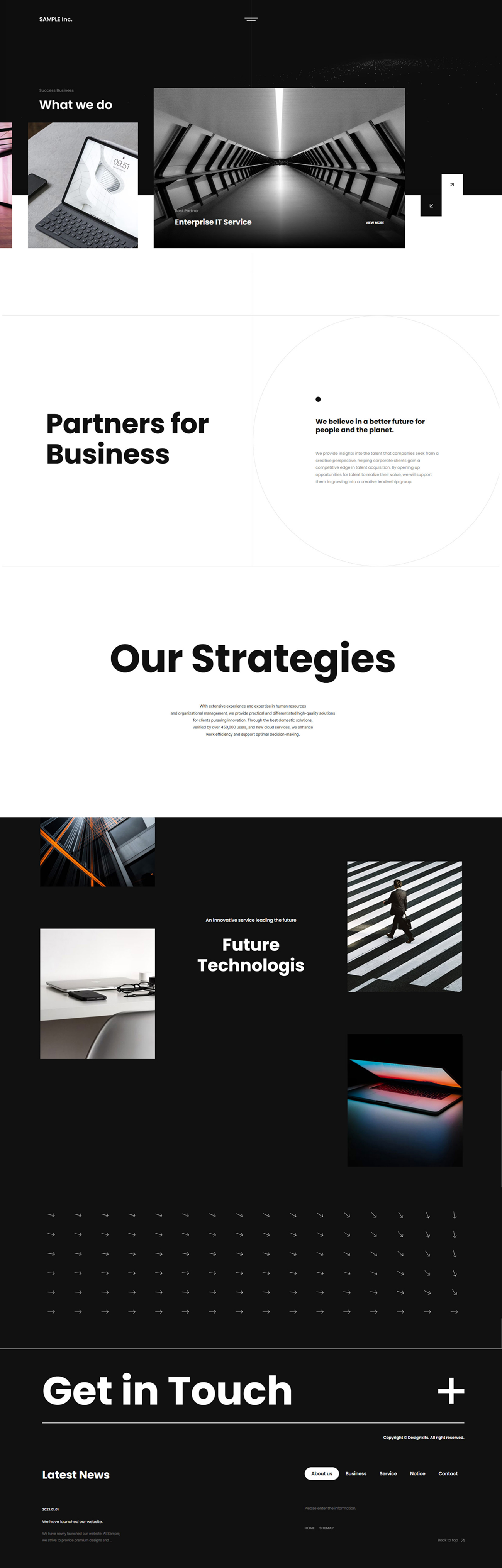 IT Strategy & Technology Corporate HTML Template