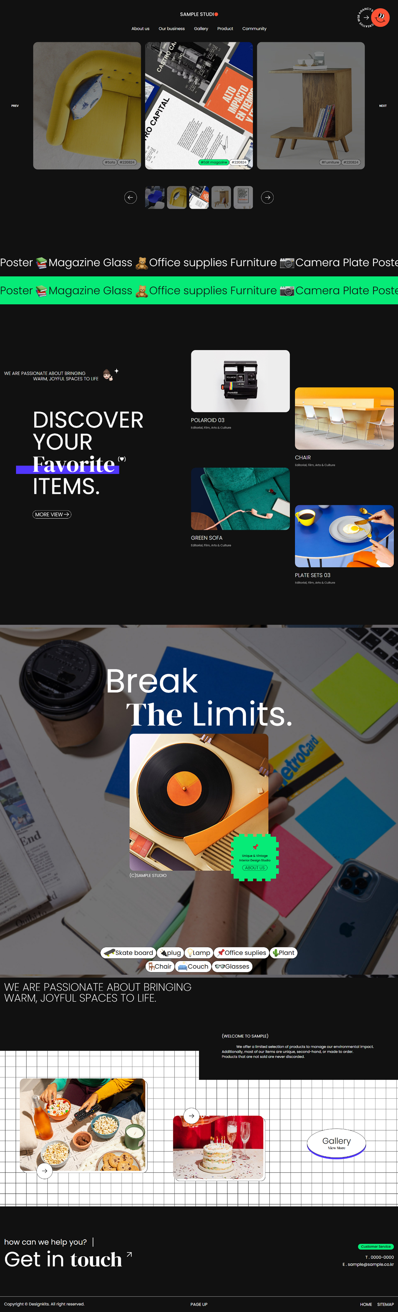 Lifestyle Concept Store & Interior HTML Template