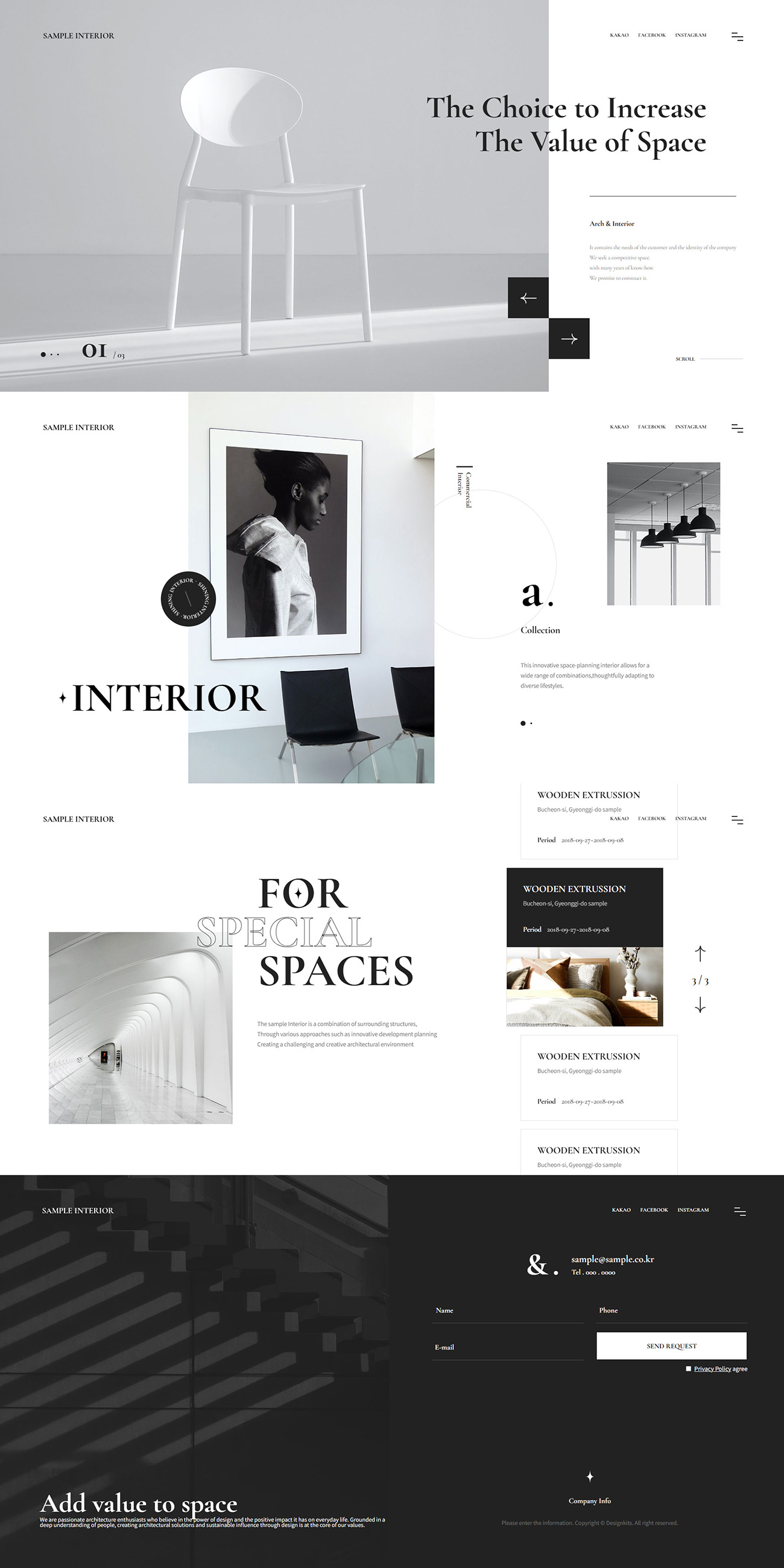 Interior Design Website Template Modern Interior Studio Responsive UI UX  2. Meta Description