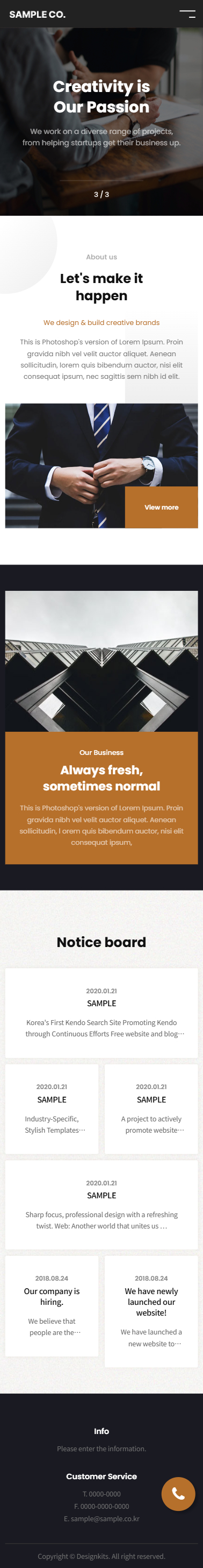 Creative Corporate Agency HTML Template mobile product image