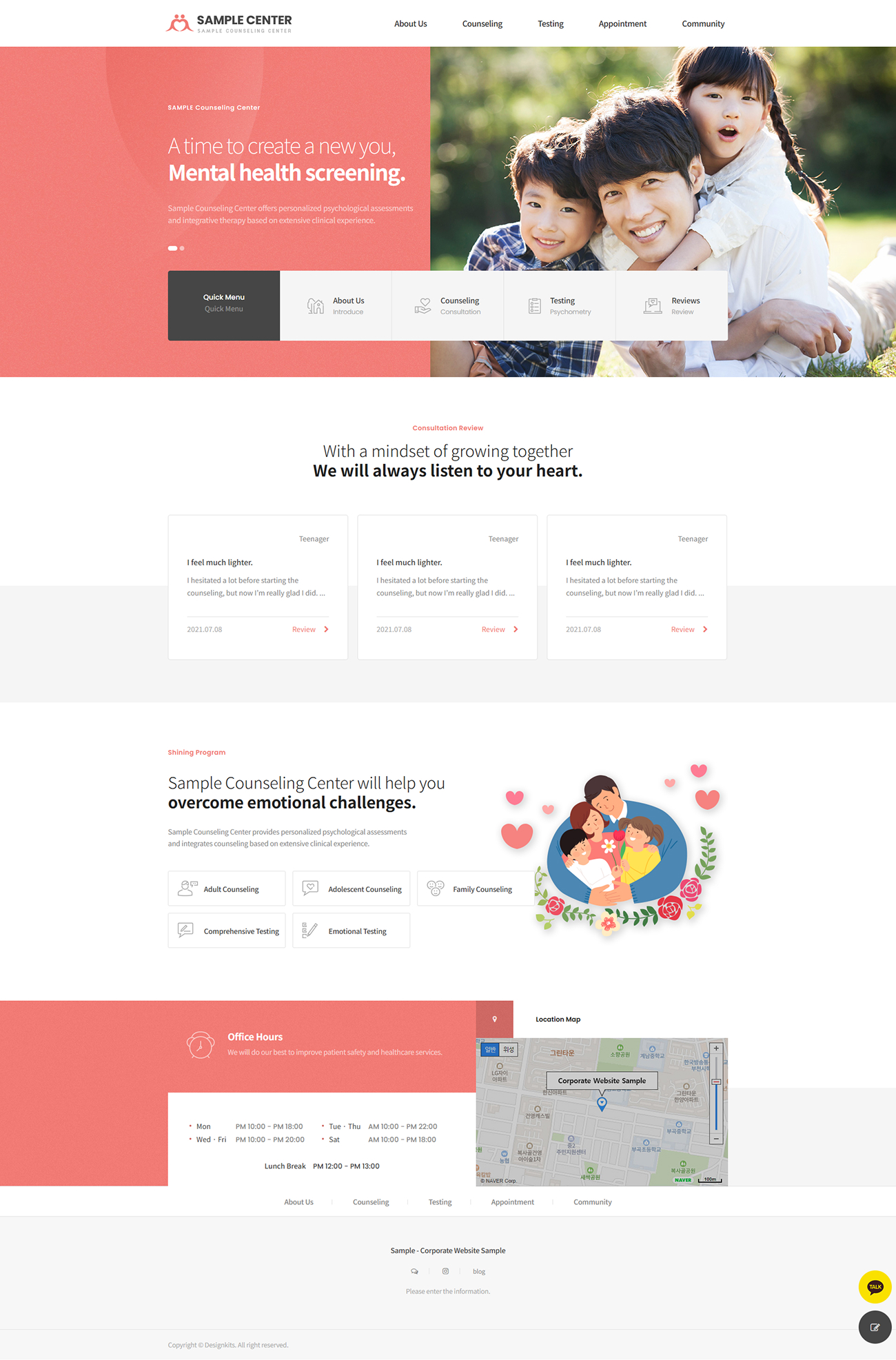 Counseling Center & Mental Health HTML Template