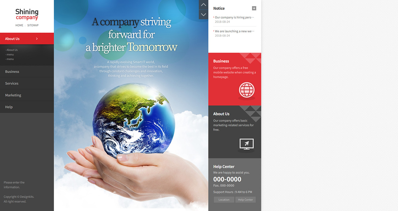 Corporate Company & IT Business Website HTML Template