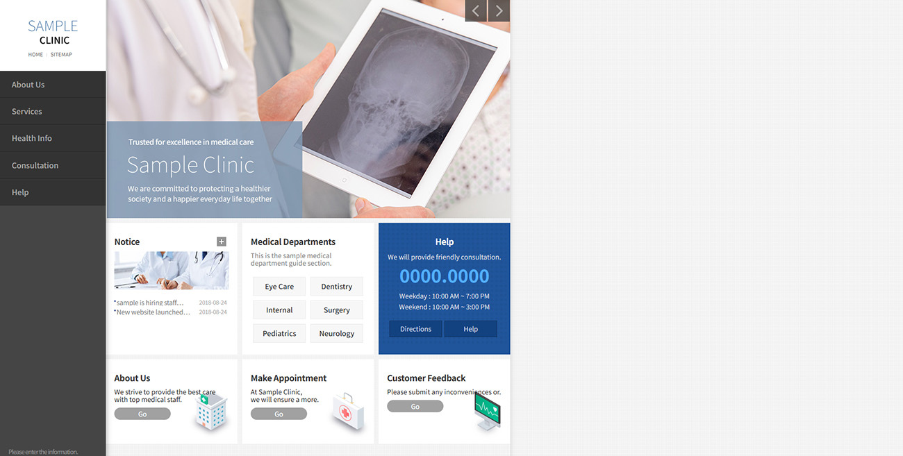 Medical Clinic & Healthcare Website HTML Template