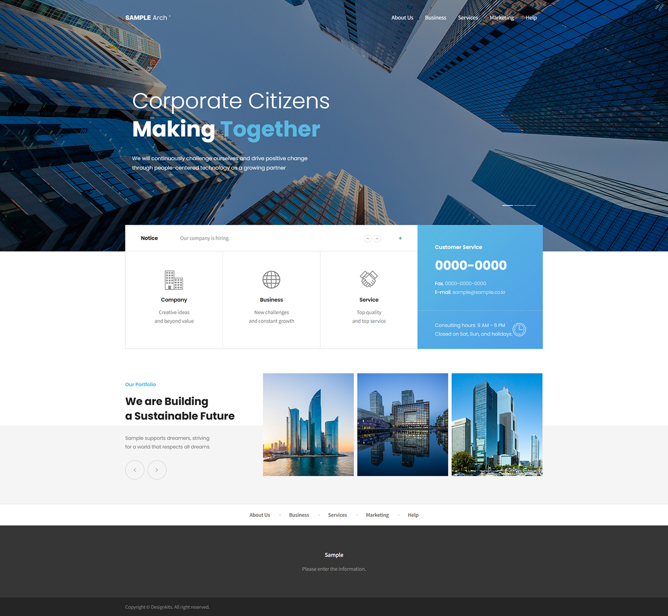 Corporate Architecture Business Website HTML Template