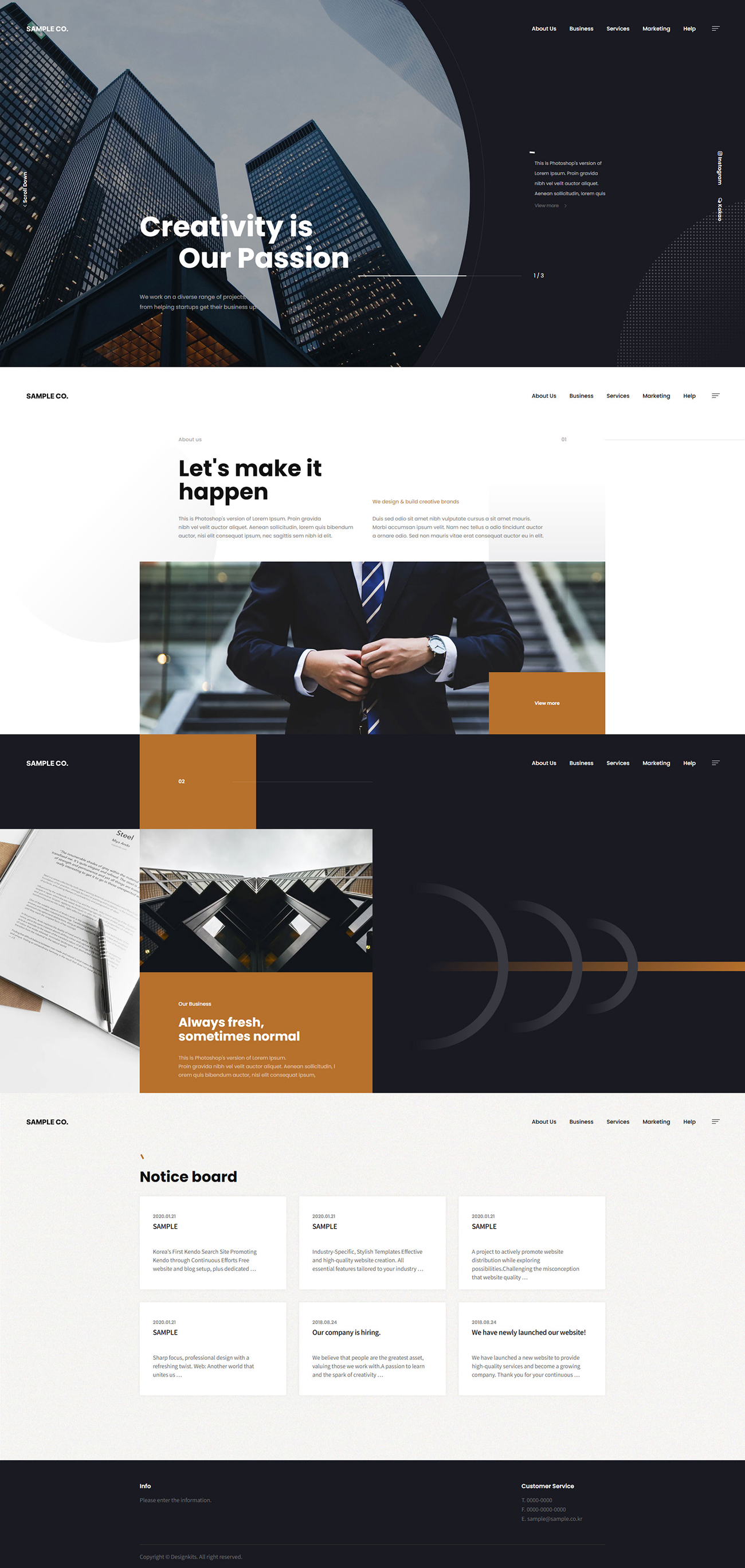 Creative Corporate Agency HTML Template